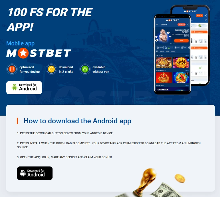 Mostbet APK download — Android tətbiqini yüklə