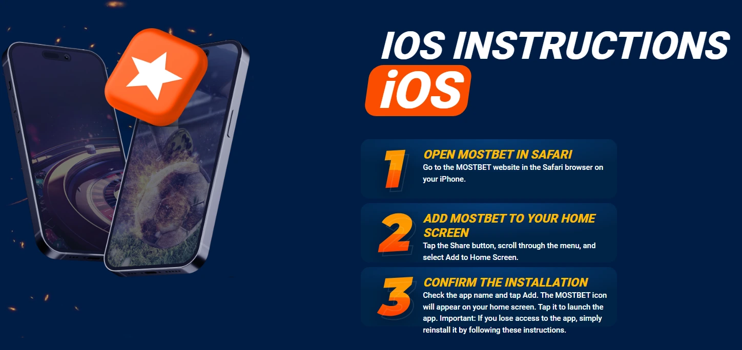 Mostbet app — iOS mobil versiya və PWA
