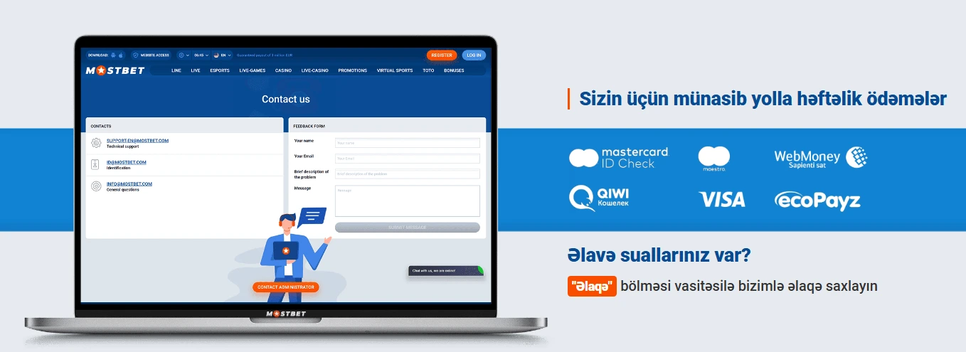 Mostbet 7/24 dəstək — Azərbaycan müştəri xidməti